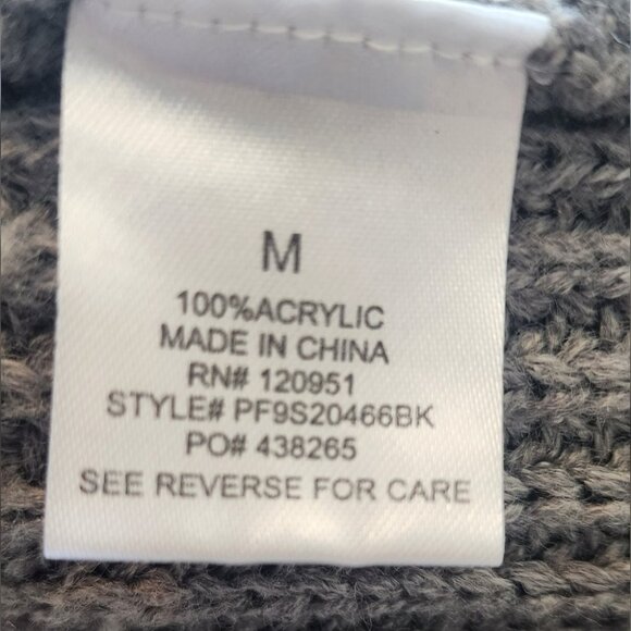 Pink Rose Sweater 4 Button Shoulder Accent Size Small - Picture 4 of 6